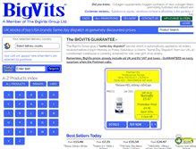 Tablet Screenshot of bigvits.co.uk